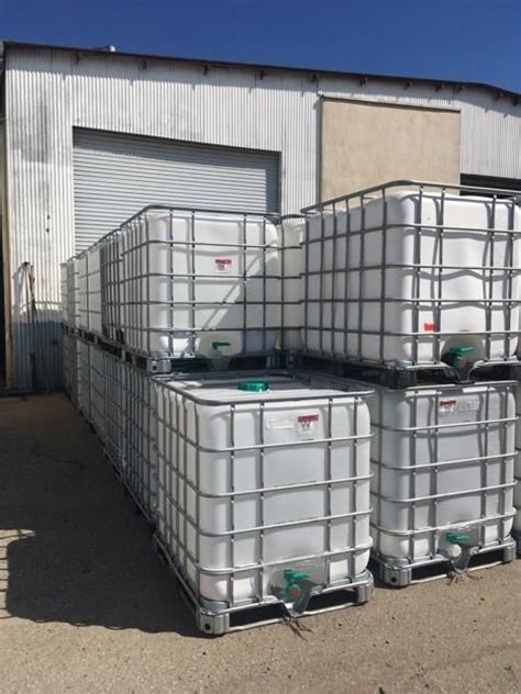 The sides are steel reinforced and the base is. . Ibc totes for sale near me